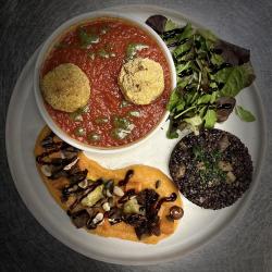 Assiette vegan